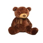 Dark Brown 5 Feet Big Teddy Bear with Muffler